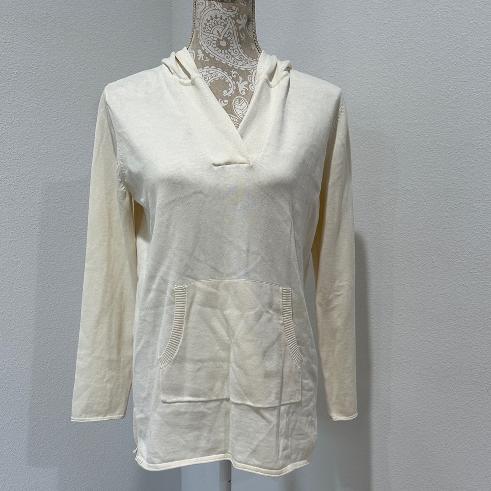 Barefoot Dreams Cream Hoodie Sweatshirt